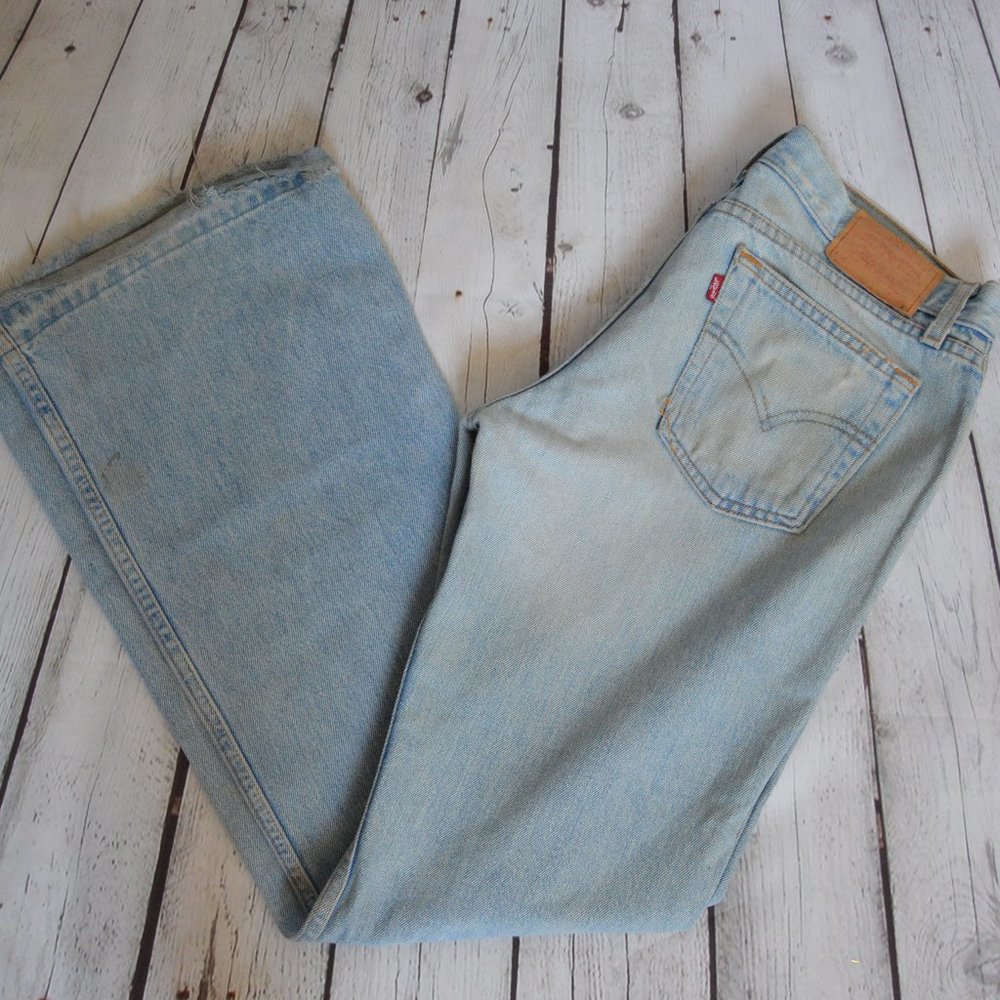 Vintage Low Rise Flare Jeans
